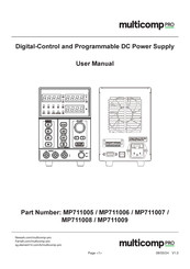 multicomp pro MP711009 User Manual