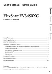 Eizo FlexScan EV3450XC User Manual