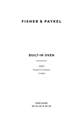Fisher & Paykel OB60SC7CEPX3 User Manual