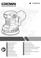Crown CT23011HX Original Instructions Manual