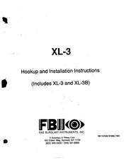 FBII XL-3 Series Hookup And Installation Instructions