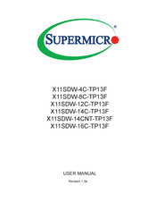 Supermicro MBD-X11SDW-12C-TP13F User Manual