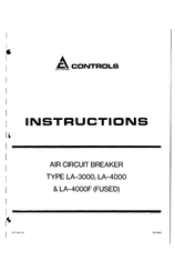 Controls LA-4000 Instructions Manual