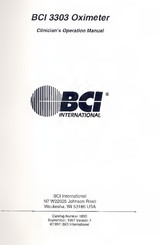 BCI 3303 Operation Manual