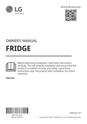 LG GN-Y201CLS.ADSPEIN Owner's Manual