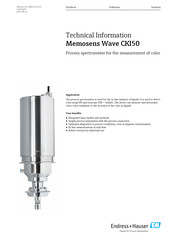 Endress+Hauser Memosens Wave CKI50 Technical Information