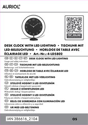 Auriol 4-LD5802 Usage And Safety Instructions