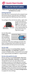 Global Cache Flex Link FLC-SL-232 Quick Start Manual