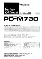 Pioneer PD-M730 Service Manual