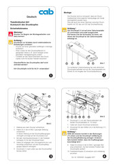CAB A4+ Printhead Replacement Instructions