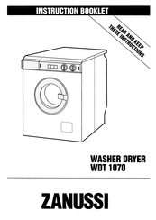 Zanussi WDT 1070 Instruction Booklet