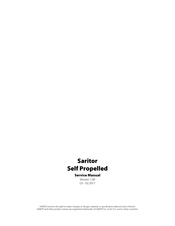 Hardi Saritor Service Manual