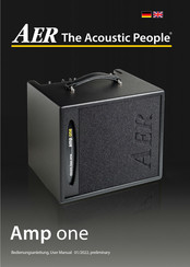 AER amp one User Manual