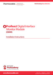 Thermocable ProReact A1349 Installation Instructions Manual