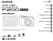 FujiFilm FinePix F200EXR Basic Manual