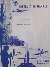 Singer ESD Instruction Manual