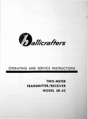 Hallicrafters SR-42 Operating And Service Instructions