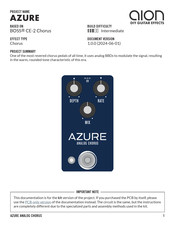 aion AZURE Manual