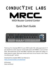 Conductive Labs MRCC Quick Start Manual
