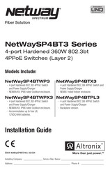 Altronix NetWaySP4BTPL3 Installation Manual