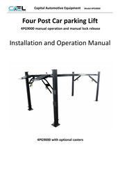 CAEL 4PG9000 Installation And Operation Manual