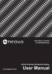 AG Neovo QD-89 User Manual