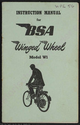 BSA Winged Wheel W1 Instruction Manual