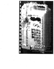 Sigma 8002 Plus Operator's Manual