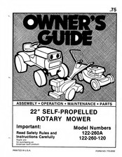 MTD 122-260-120 Owner's Manual