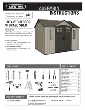 Lifetime 574893 Assembly Instructions Manual