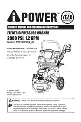 iPower PWE2002 Owner's Manual And Operating Instructions
