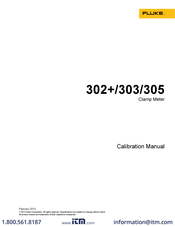 Fluke 302+ Calibration Manual