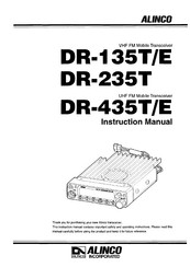 Alinco DR-435E Instruction Manual