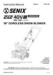 Senix STX2-M Instruction Manual