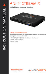 A-Neuvideo ANI-41STREAM-R Instruction Manual