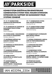 Parkside 403394-2204 Instructions For Use Manual