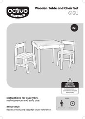 Activio International 616U Instructions For Assembly, Maintenance And Safe Use