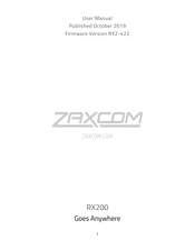 Zaxcom RX200 User Manual