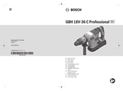 Bosch Professional GBH 18V-36 C Original Instructions Manual