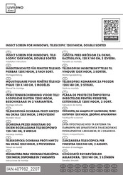 LIVARNO home 407982-2207 Installation Instructions Manual