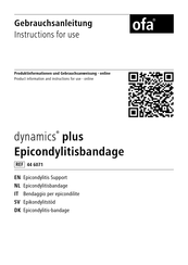 OFA dynamics plus 44 6071 Instructions For Use Manual