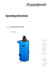 Metallkraft AS 1601 Operating Instructions Manual