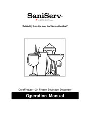 AFFINIS GROUP SaniServ DuraFreeze 100 Operation Manual