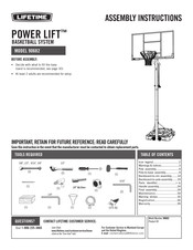 Lifetime POWER LIFT 90682 Assembly Instructions Manual