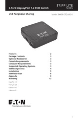 Eaton TRIPP LITE B004-DP2UA2-K Instruction Manual