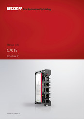 Beckhoff C7015 Manual