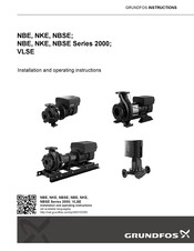 Grundfos NBSE 2000 Series Installation And Operating Instructions Manual