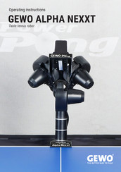 GEWO ALPHA NEXXT Operating Instructions Manual