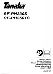 Tanaka SF-PH2501S Owner's Manual