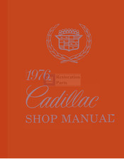 Cadillac Eldorado Coupe 1976 Shop Manual